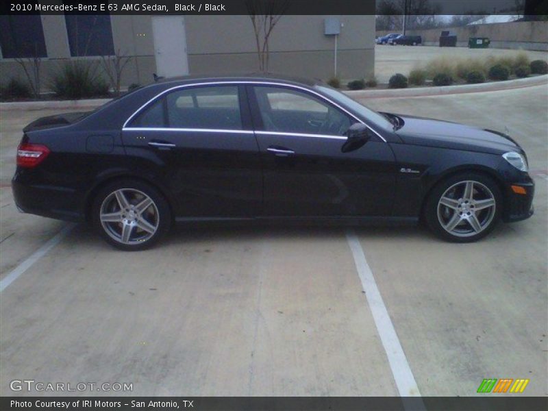 Black / Black 2010 Mercedes-Benz E 63 AMG Sedan