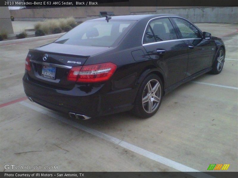 Black / Black 2010 Mercedes-Benz E 63 AMG Sedan