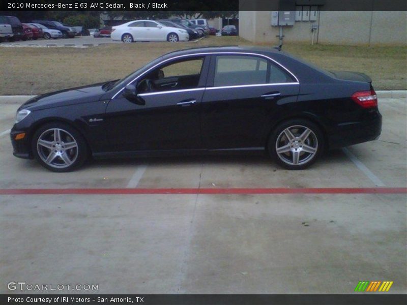 Black / Black 2010 Mercedes-Benz E 63 AMG Sedan