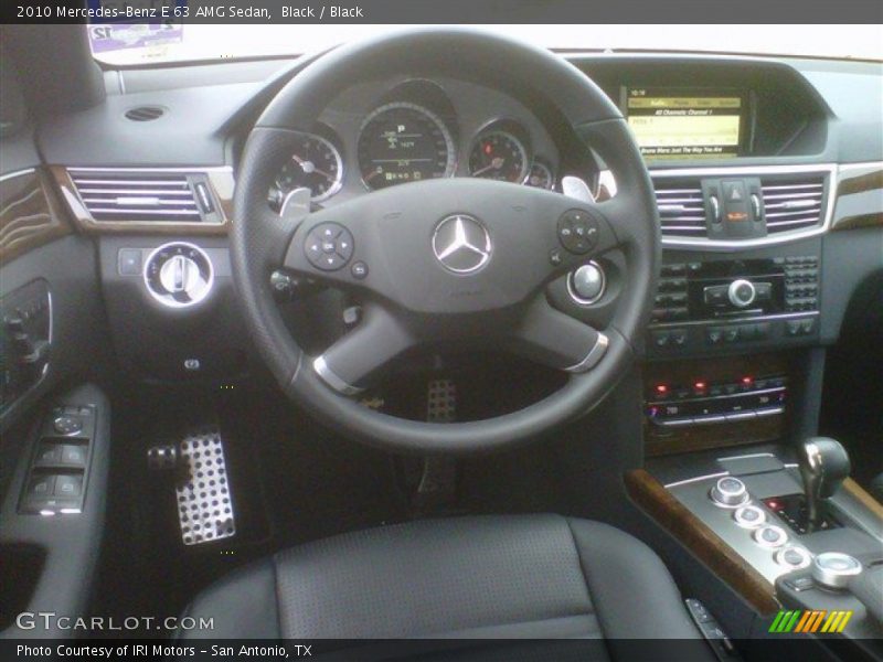 Black / Black 2010 Mercedes-Benz E 63 AMG Sedan