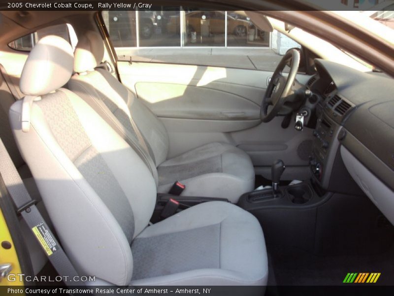 Rally Yellow / Gray 2005 Chevrolet Cobalt Coupe