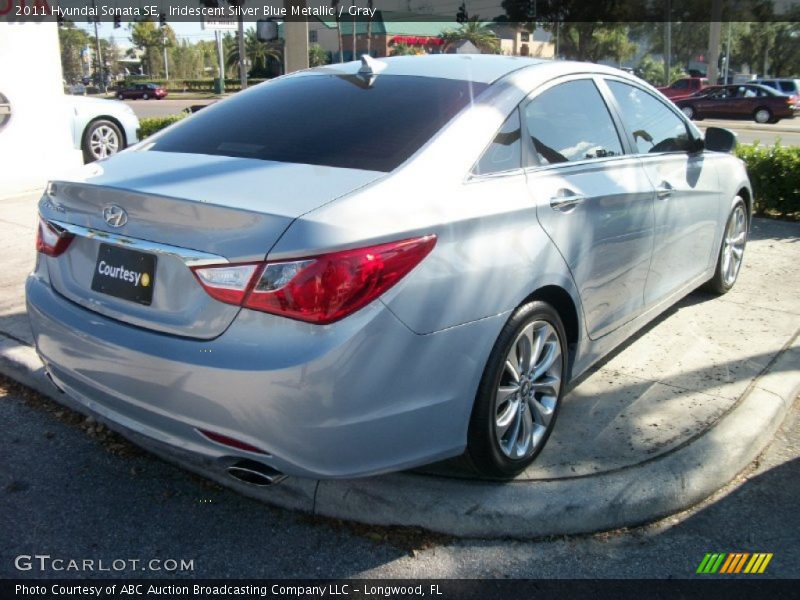 Iridescent Silver Blue Metallic / Gray 2011 Hyundai Sonata SE