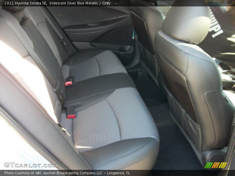 Iridescent Silver Blue Metallic / Gray 2011 Hyundai Sonata SE