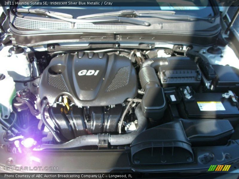 Iridescent Silver Blue Metallic / Gray 2011 Hyundai Sonata SE
