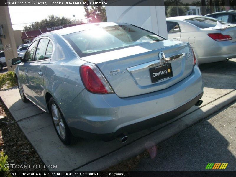 Light Ice Blue Metallic / Cashmere 2009 Lincoln MKS Sedan