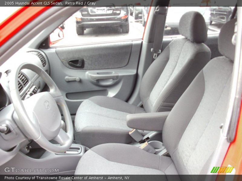 Retro Red / Gray 2005 Hyundai Accent GLS Sedan