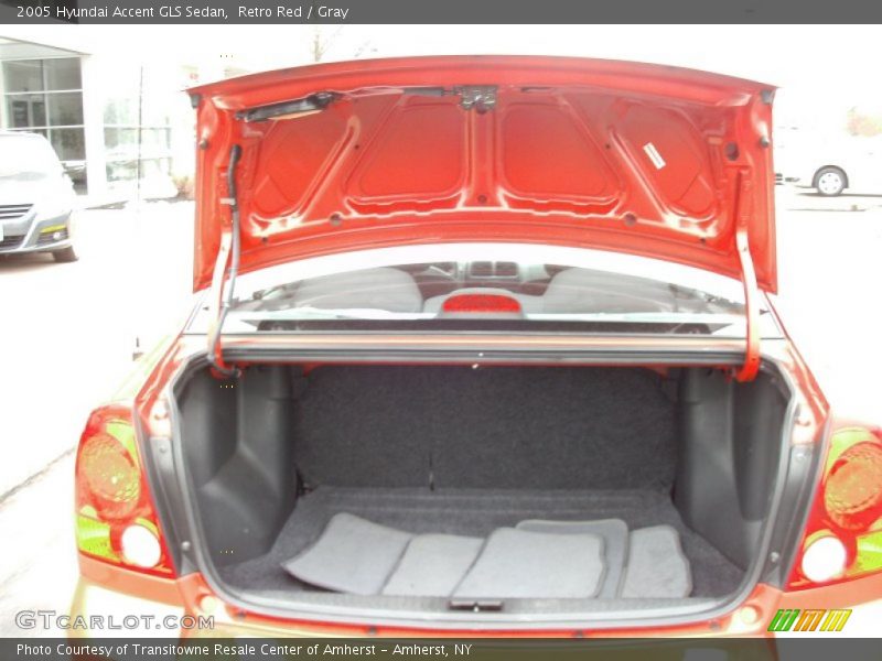 Retro Red / Gray 2005 Hyundai Accent GLS Sedan