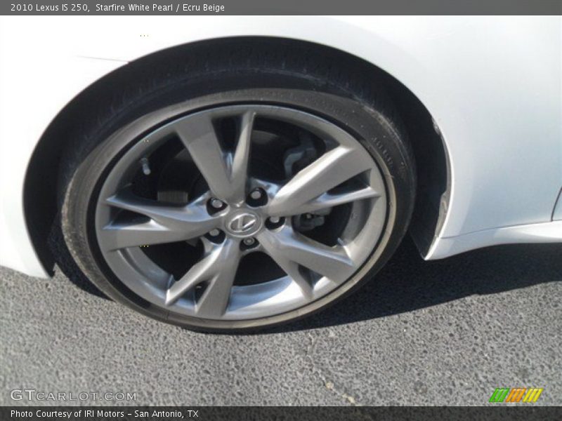 Starfire White Pearl / Ecru Beige 2010 Lexus IS 250