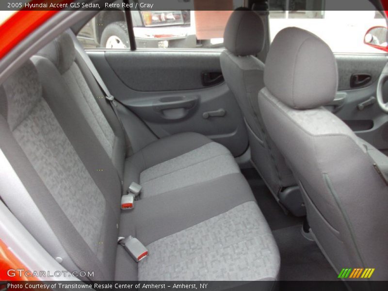 Retro Red / Gray 2005 Hyundai Accent GLS Sedan
