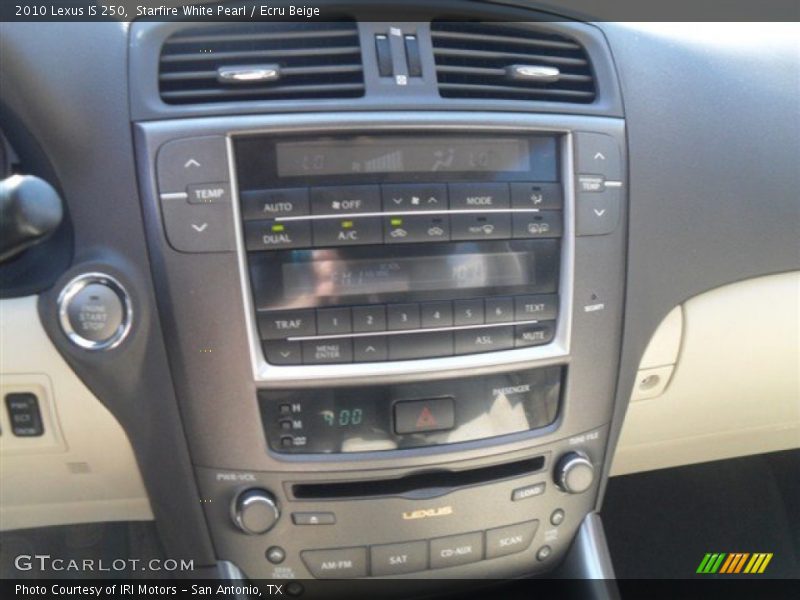 Starfire White Pearl / Ecru Beige 2010 Lexus IS 250