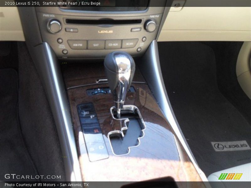 Starfire White Pearl / Ecru Beige 2010 Lexus IS 250