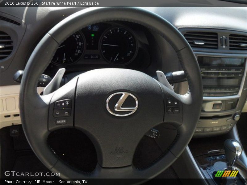 Starfire White Pearl / Ecru Beige 2010 Lexus IS 250