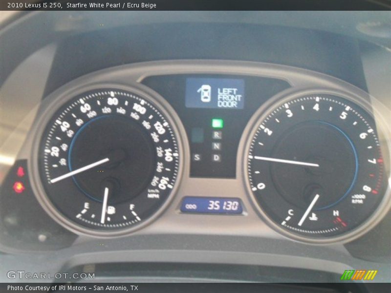Starfire White Pearl / Ecru Beige 2010 Lexus IS 250