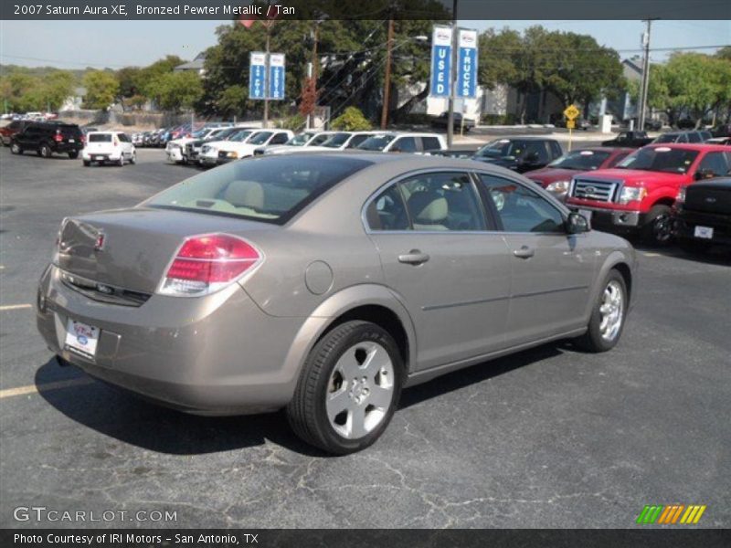 Bronzed Pewter Metallic / Tan 2007 Saturn Aura XE