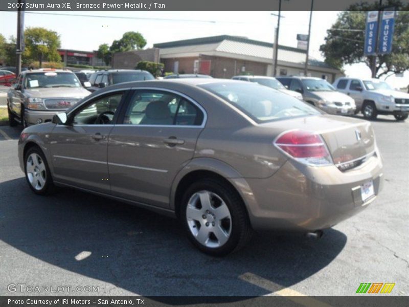 Bronzed Pewter Metallic / Tan 2007 Saturn Aura XE