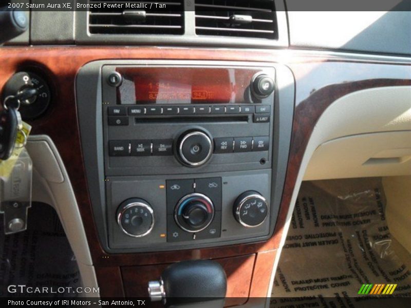 Bronzed Pewter Metallic / Tan 2007 Saturn Aura XE