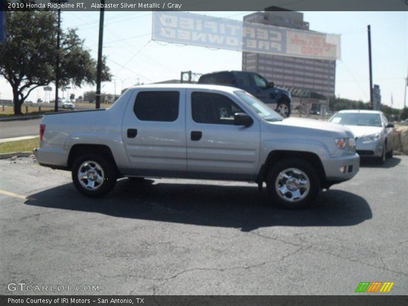 Alabaster Silver Metallic / Gray 2010 Honda Ridgeline RT