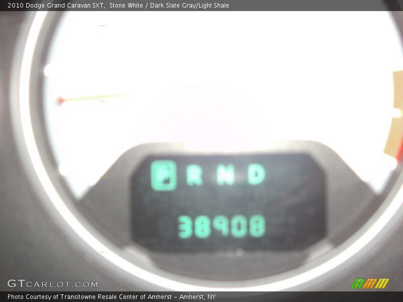 Stone White / Dark Slate Gray/Light Shale 2010 Dodge Grand Caravan SXT