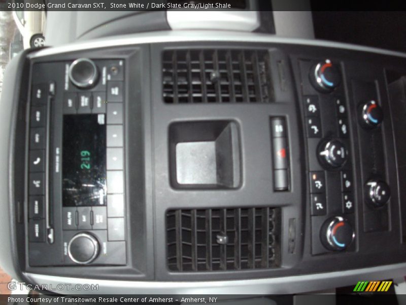 Stone White / Dark Slate Gray/Light Shale 2010 Dodge Grand Caravan SXT