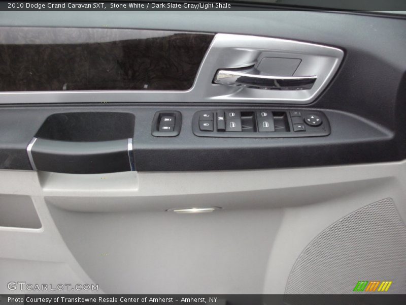 Stone White / Dark Slate Gray/Light Shale 2010 Dodge Grand Caravan SXT