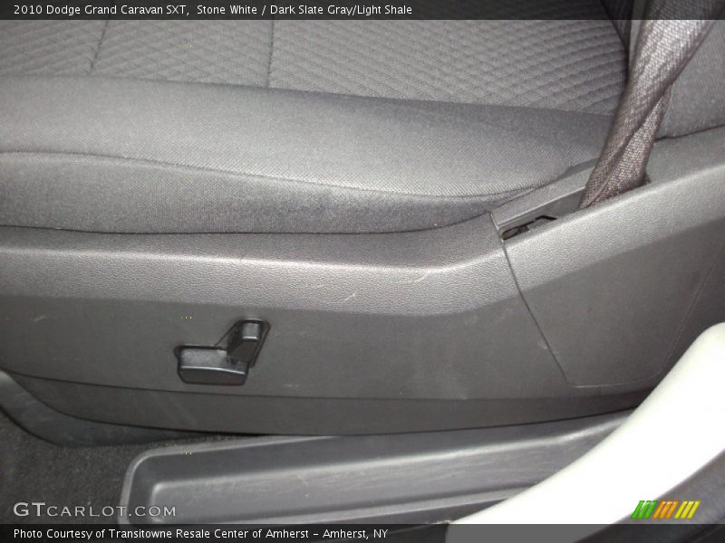 Stone White / Dark Slate Gray/Light Shale 2010 Dodge Grand Caravan SXT