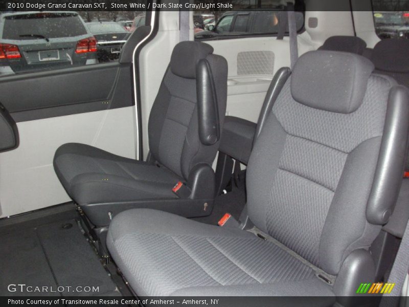 Stone White / Dark Slate Gray/Light Shale 2010 Dodge Grand Caravan SXT
