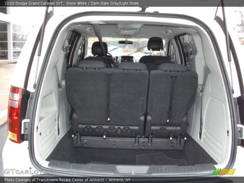 Stone White / Dark Slate Gray/Light Shale 2010 Dodge Grand Caravan SXT