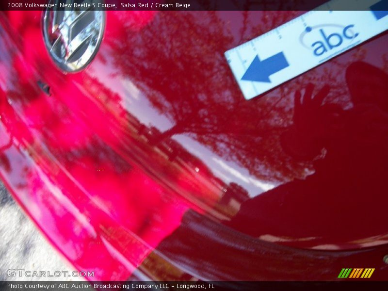 Salsa Red / Cream Beige 2008 Volkswagen New Beetle S Coupe