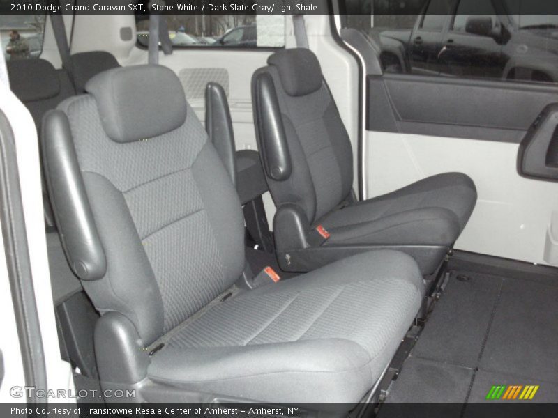 Stone White / Dark Slate Gray/Light Shale 2010 Dodge Grand Caravan SXT