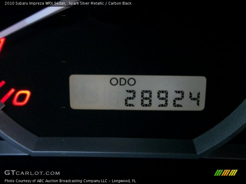 Spark Silver Metallic / Carbon Black 2010 Subaru Impreza WRX Sedan