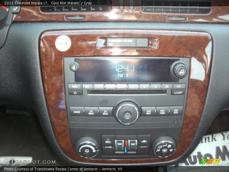 Gold Mist Metallic / Gray 2011 Chevrolet Impala LT