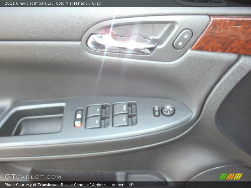 Gold Mist Metallic / Gray 2011 Chevrolet Impala LT