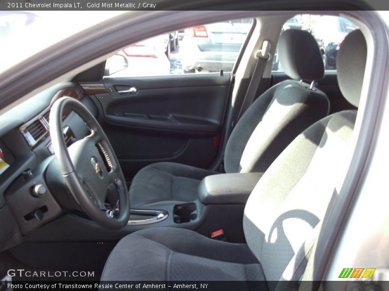 Gold Mist Metallic / Gray 2011 Chevrolet Impala LT