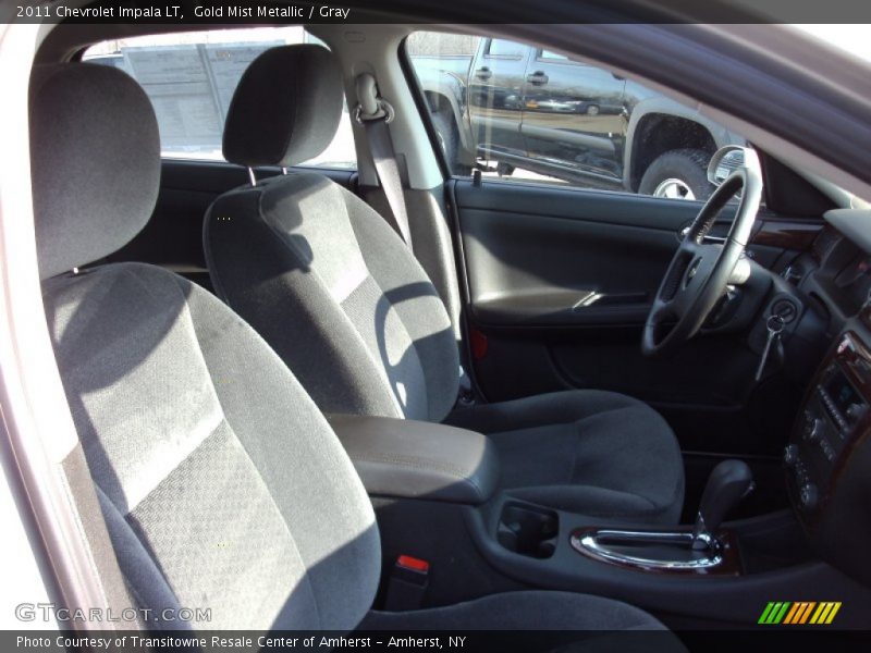 Gold Mist Metallic / Gray 2011 Chevrolet Impala LT