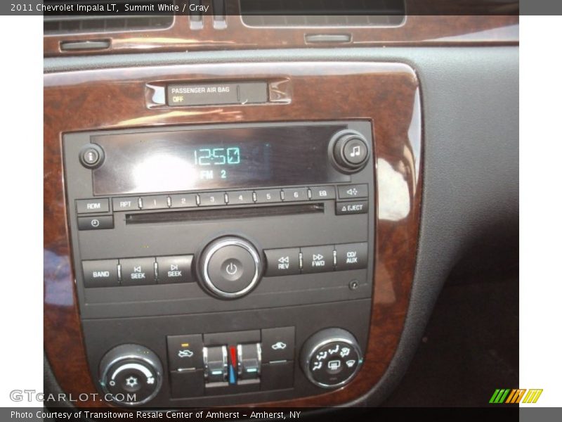 Summit White / Gray 2011 Chevrolet Impala LT