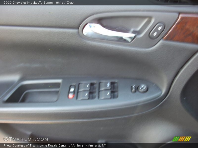Summit White / Gray 2011 Chevrolet Impala LT