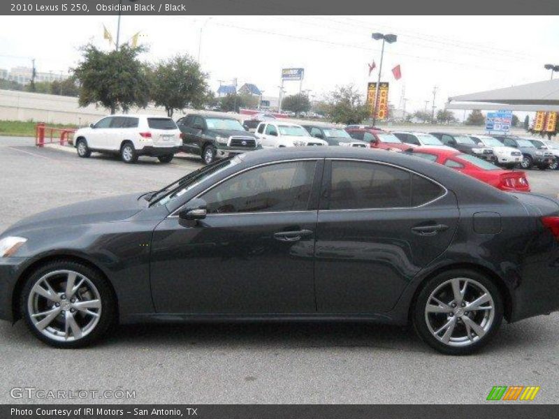 Obsidian Black / Black 2010 Lexus IS 250