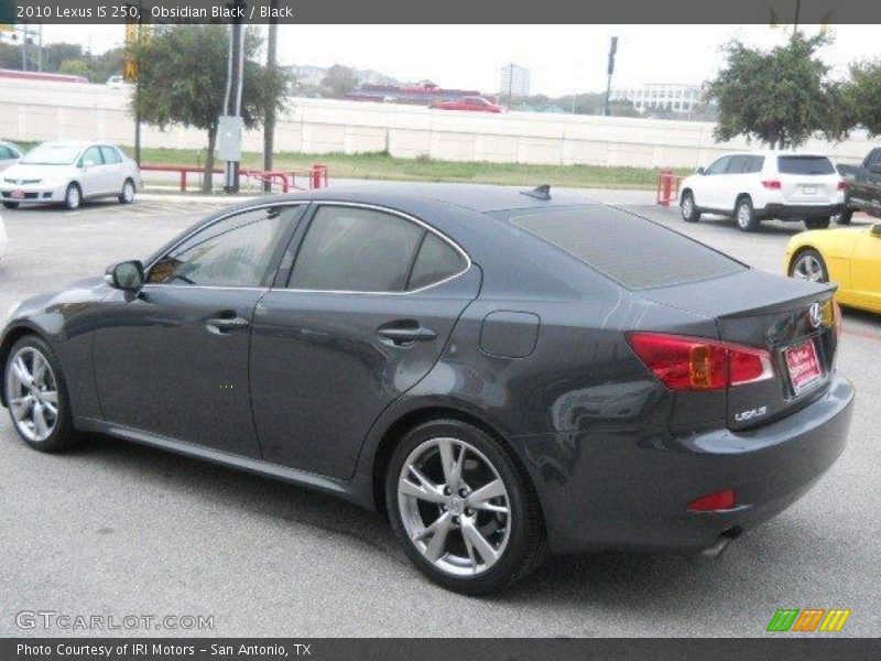 Obsidian Black / Black 2010 Lexus IS 250