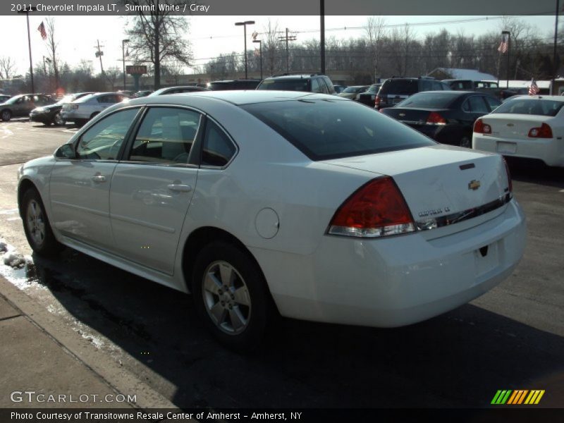 Summit White / Gray 2011 Chevrolet Impala LT