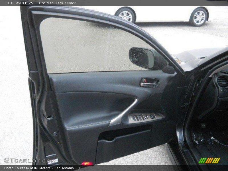 Obsidian Black / Black 2010 Lexus IS 250