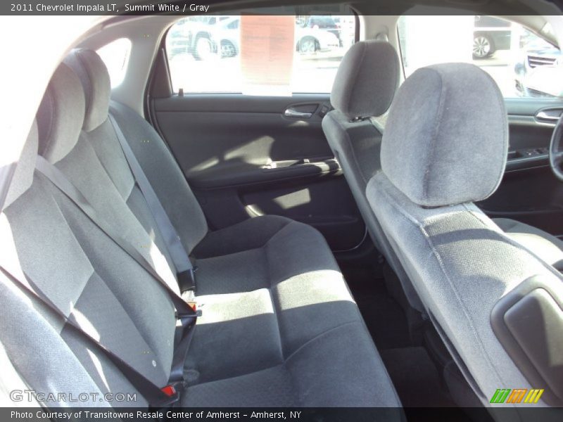 Summit White / Gray 2011 Chevrolet Impala LT