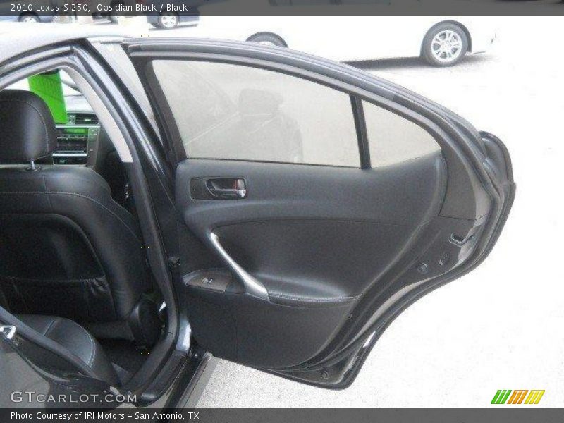 Obsidian Black / Black 2010 Lexus IS 250