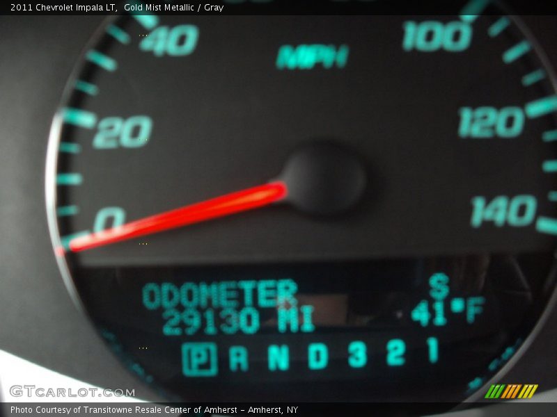 Gold Mist Metallic / Gray 2011 Chevrolet Impala LT