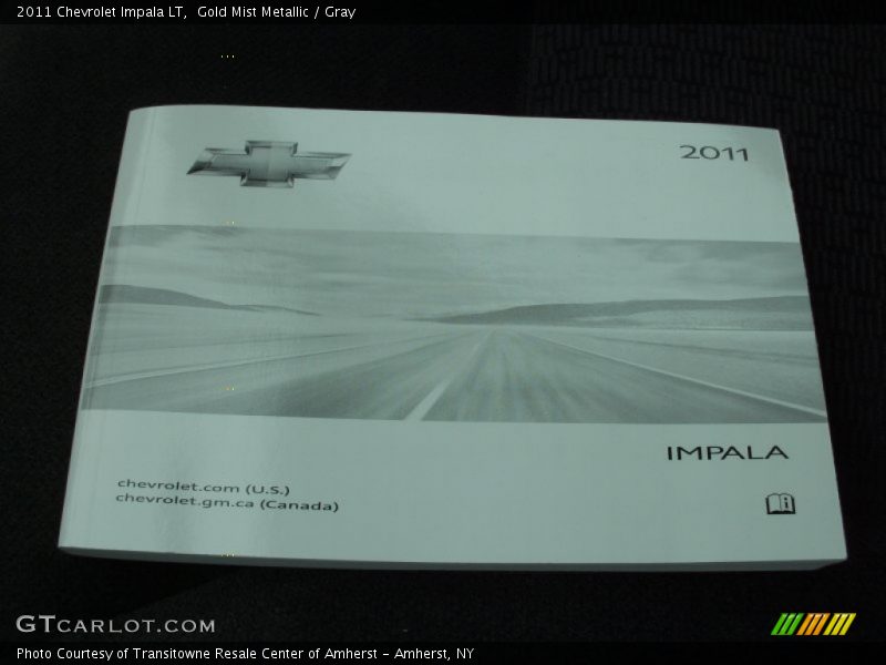 Gold Mist Metallic / Gray 2011 Chevrolet Impala LT