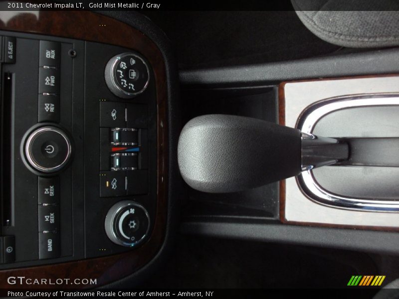 Gold Mist Metallic / Gray 2011 Chevrolet Impala LT