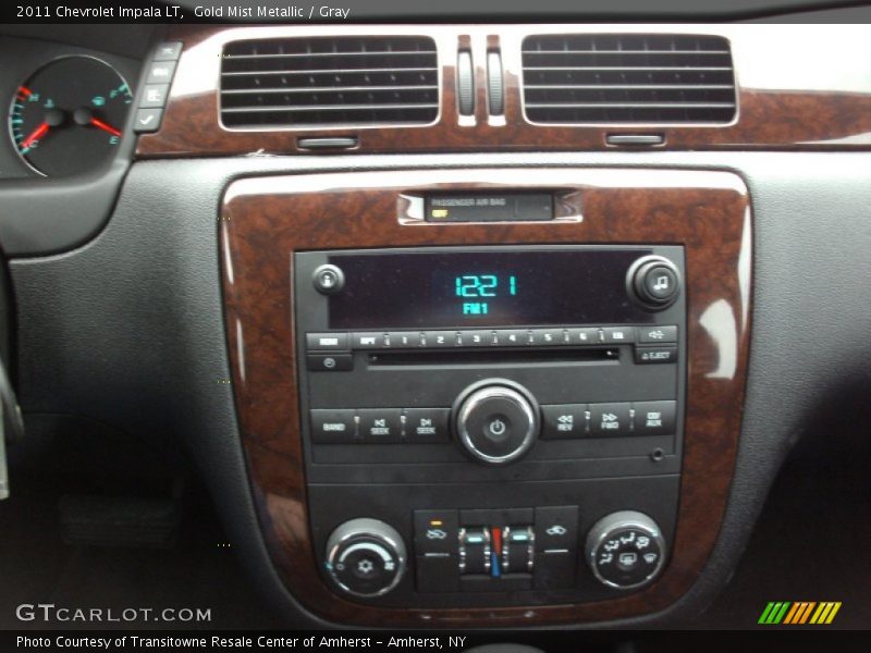 Gold Mist Metallic / Gray 2011 Chevrolet Impala LT