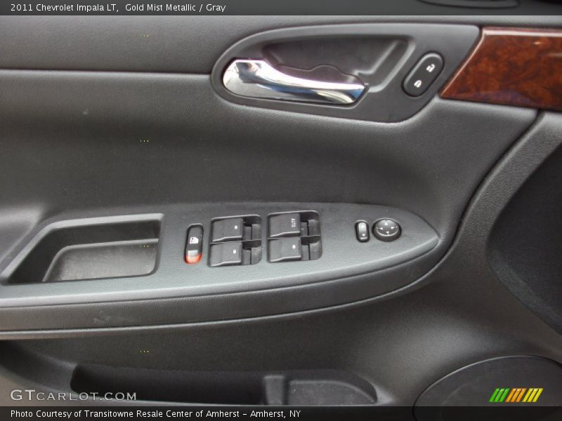 Gold Mist Metallic / Gray 2011 Chevrolet Impala LT