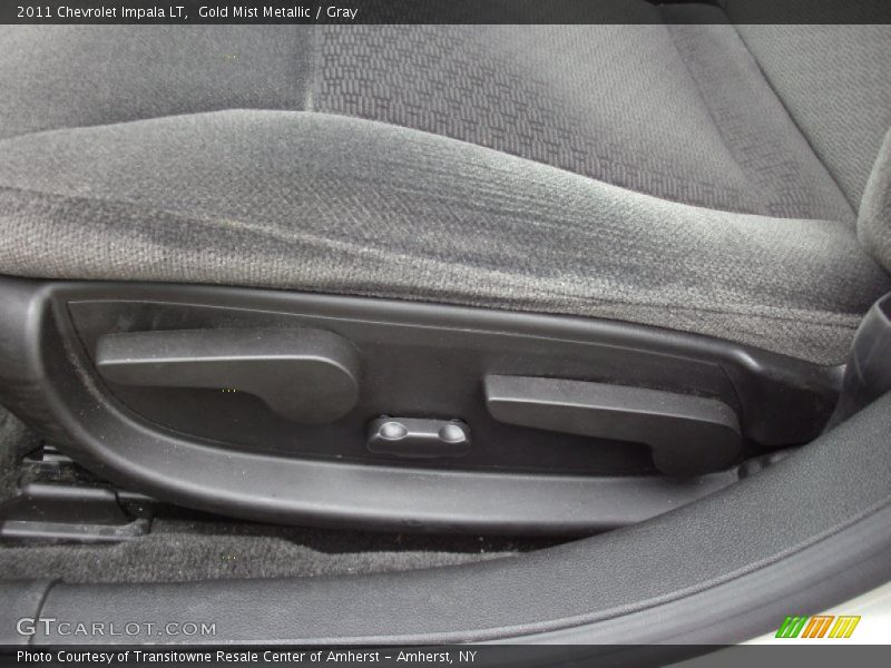 Gold Mist Metallic / Gray 2011 Chevrolet Impala LT