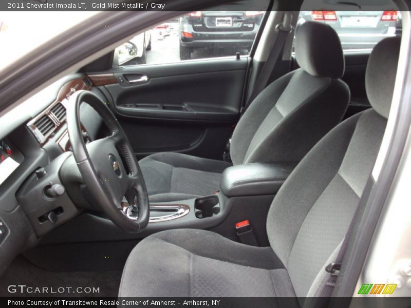 Gold Mist Metallic / Gray 2011 Chevrolet Impala LT