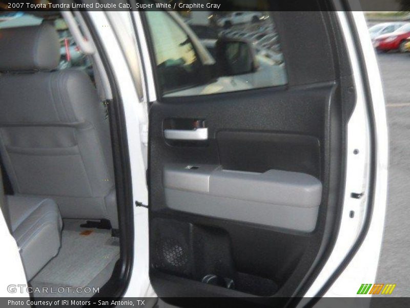 Super White / Graphite Gray 2007 Toyota Tundra Limited Double Cab